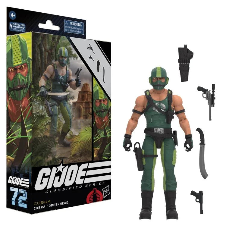 G.I. Joe Classified Series 6-Inch Action Figure - Copperhead | Highly Articulated Collectible Toy for Adults & Kids | Perfect for Display, Photography & Play Battles
