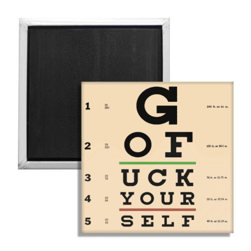 Eye Exam Chart Fridge Magnet - Snellen Vision Test Chart for Home, Office & School - Perfect for Doctors, Teachers & Parents