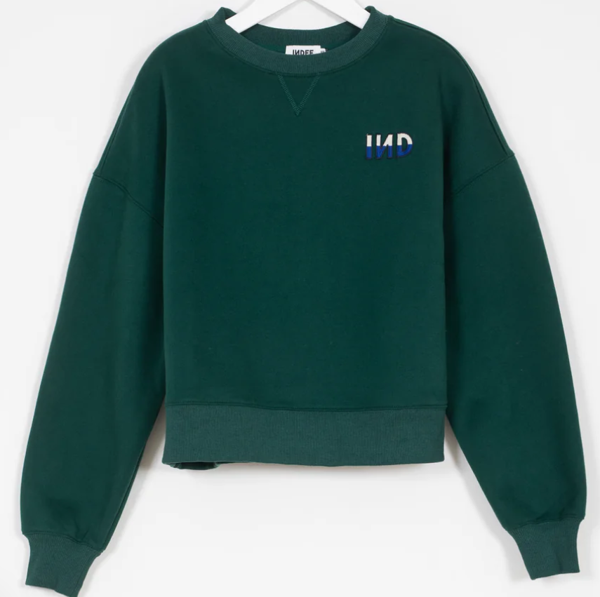 INDEE BASIC Sweater with Embroidered Logo - Soft & Comfortable Pullover for Men & Women (Size 10 L) - Perfect for Casual Wear, Office Outfits & Winter Layering