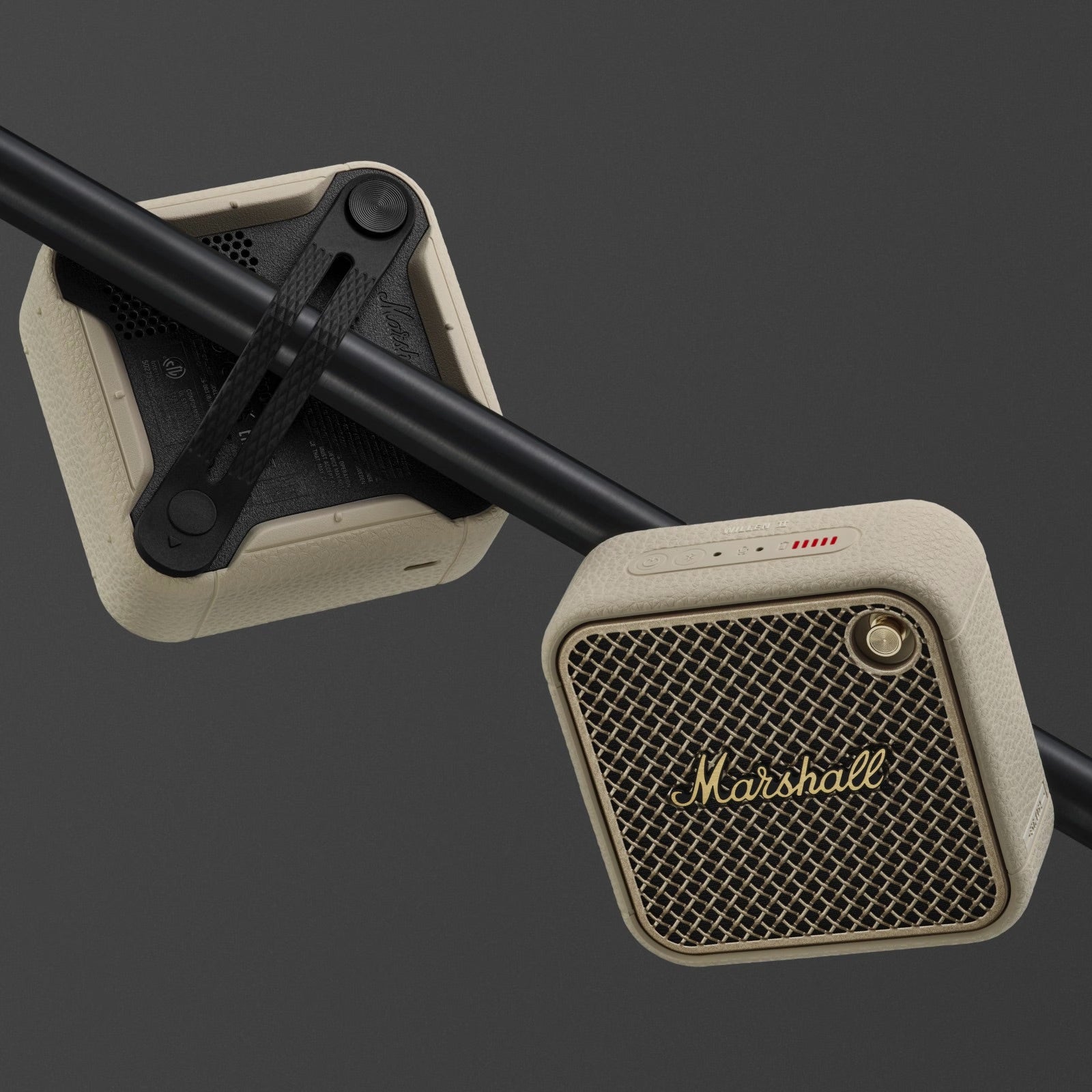 Marshall Willen II Portable Bluetooth Speaker - Wireless Outdoor Speaker with Rich Bass, IP67 Waterproof, 15+ Hours Playtime - Perfect for Travel, Camping, Beach & Home Use