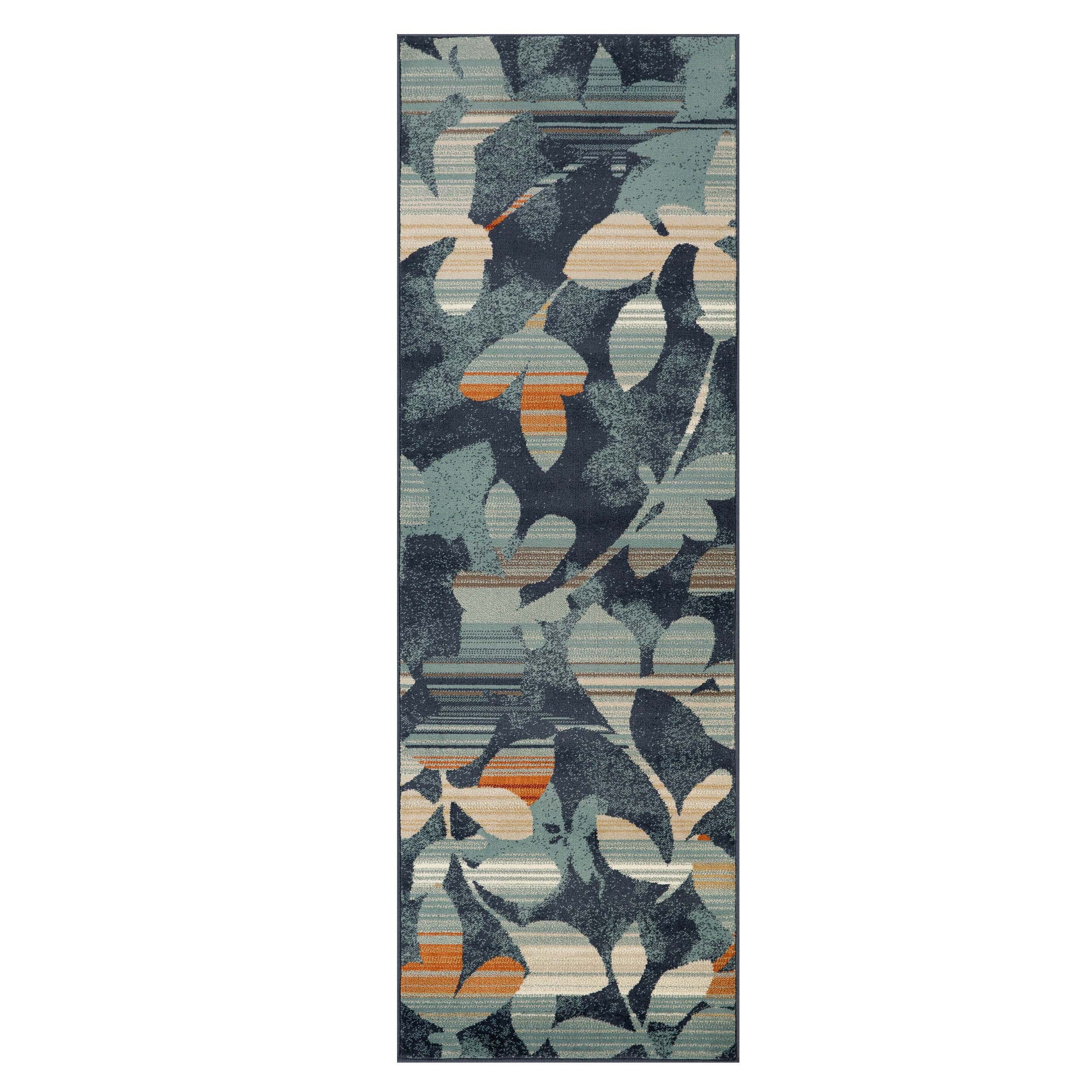 Mahonia Leaf & Vine Indoor Area Rug or Runner - Non-Slip Boho Home Decor for Living Room, Bedroom, Hallway | Soft & Durable Floor Mat
