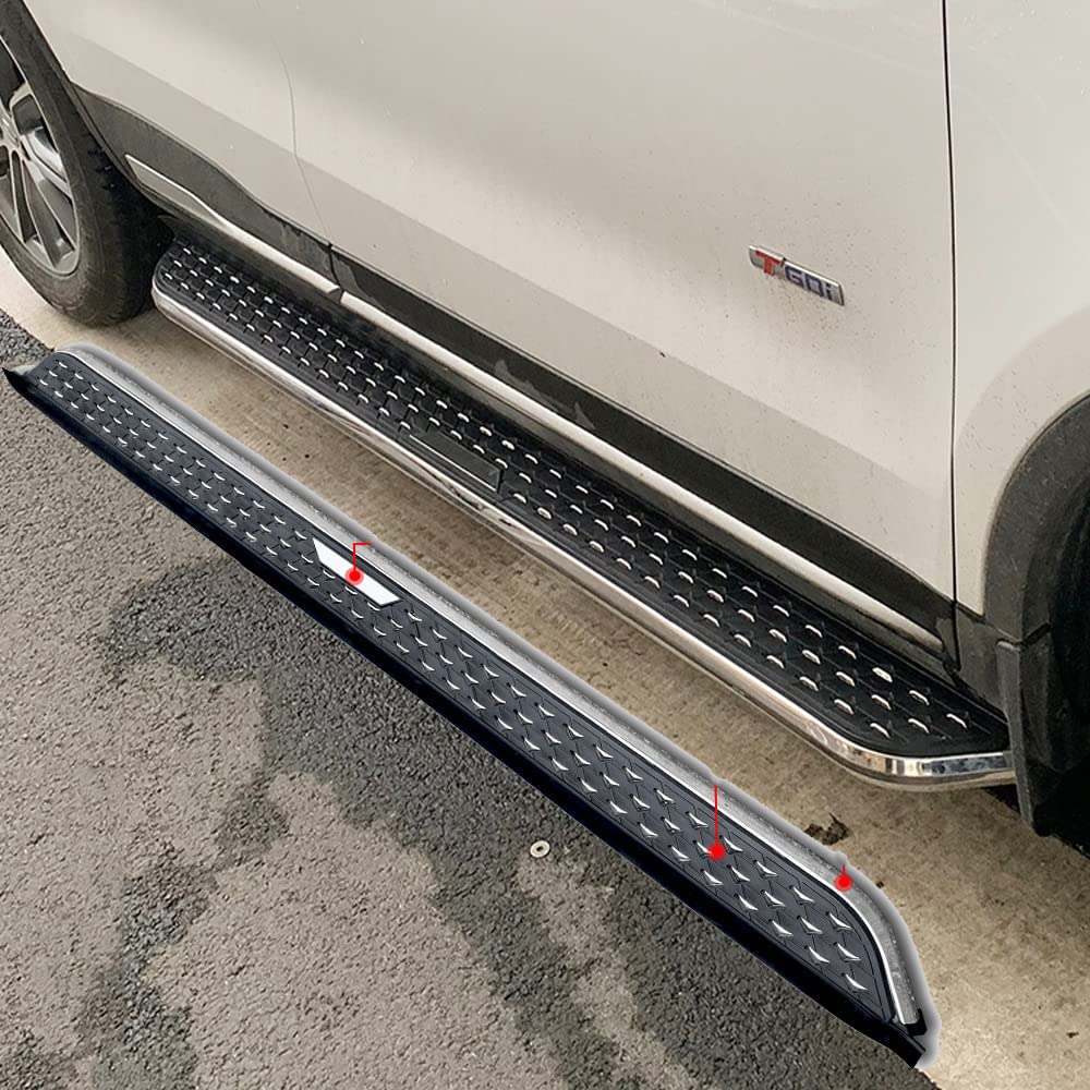 Premium Aluminum Running Boards & Side Steps Nerf Bars for Toyota Highlander 2020-2022 - Heavy Duty Off-Road Protection & Easy Step Access for SUV Trucks