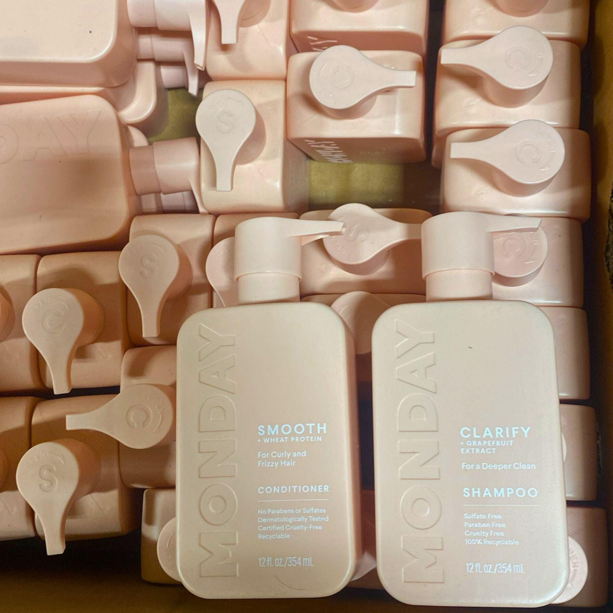 Monday 12OZ Shampoo and Conditioner Assorted Mix (50 Pcs Lot) - Hair Care Essentials for Salons, Spas & Home Use