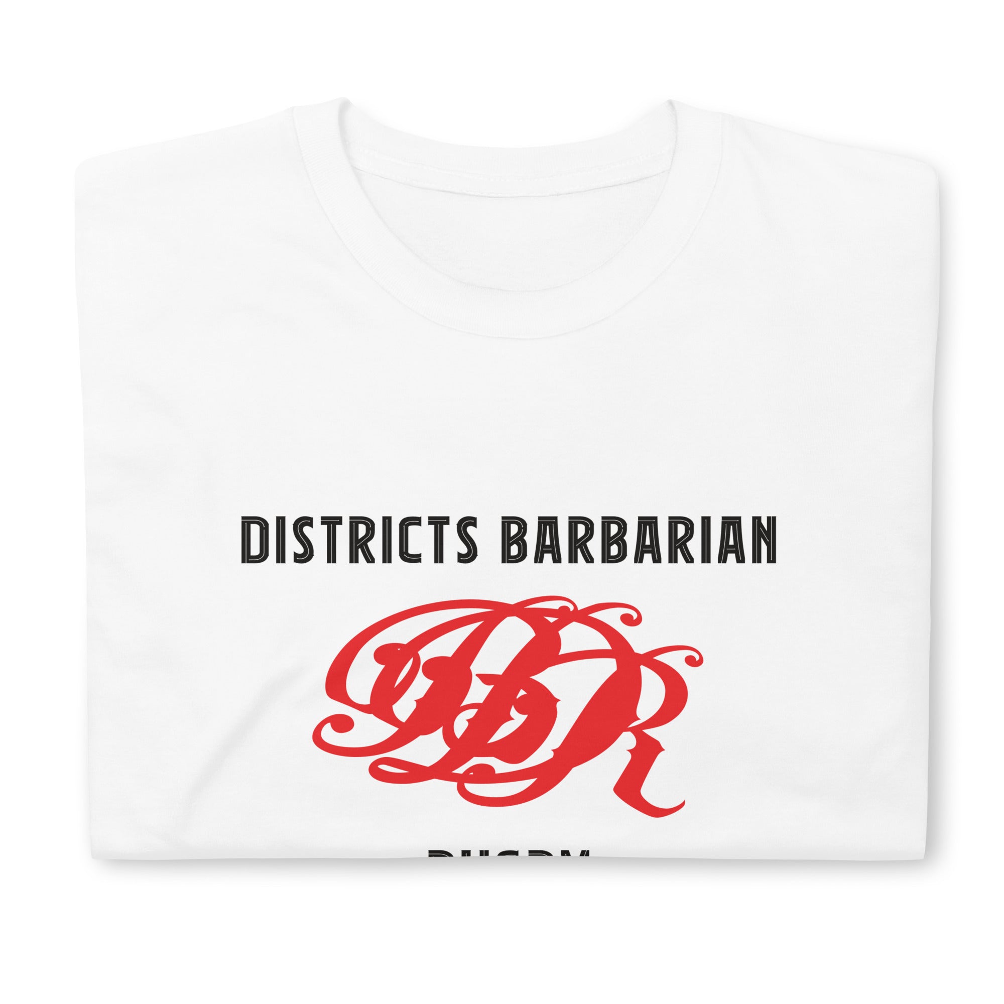 Districts Barbarian RFC Basic T-Shirt - Men's Casual Short Sleeve Cotton Tee for Everyday Wear, Gym & Street Style