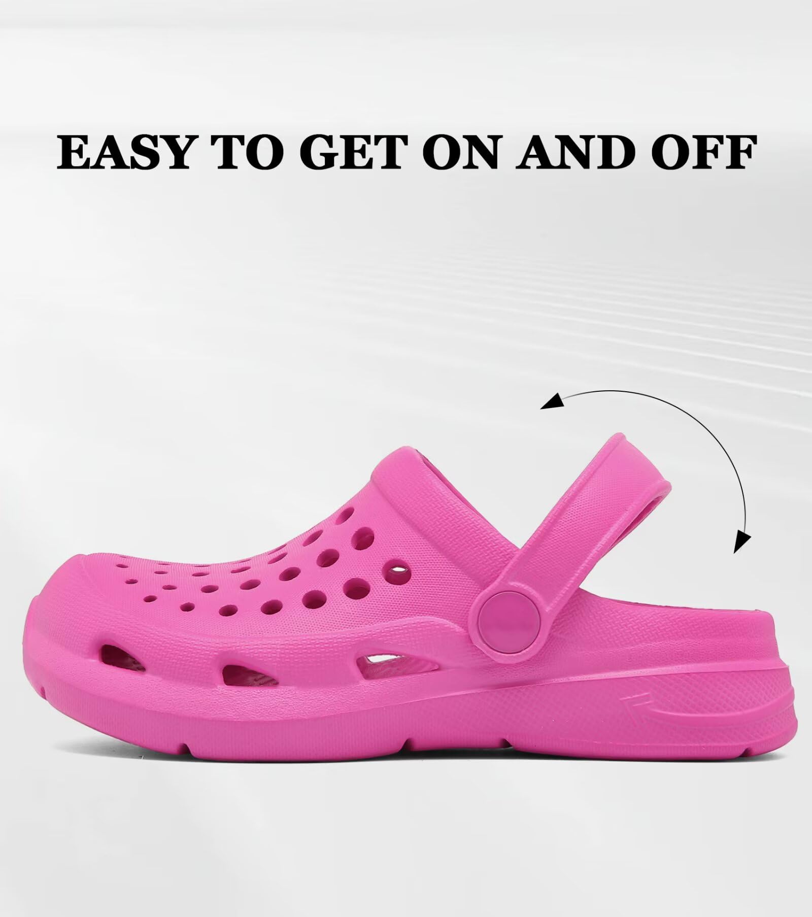 Kids Boys Girls Slip-On Clogs Sandals - Toddler Water Shoes for Beach, Pool, Shower, Garden & Outdoor Play