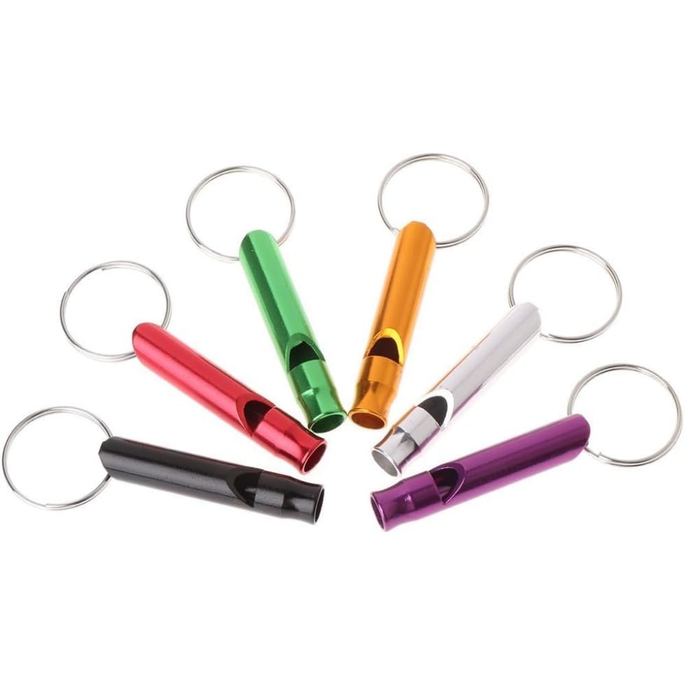 5Pcs Metal Dog Training Whistles for Small & Large Pets - Silent Dog Whistle to Stop Barking & Recall Training | Perfect for Obedience, Hunting & Outdoor Adventures