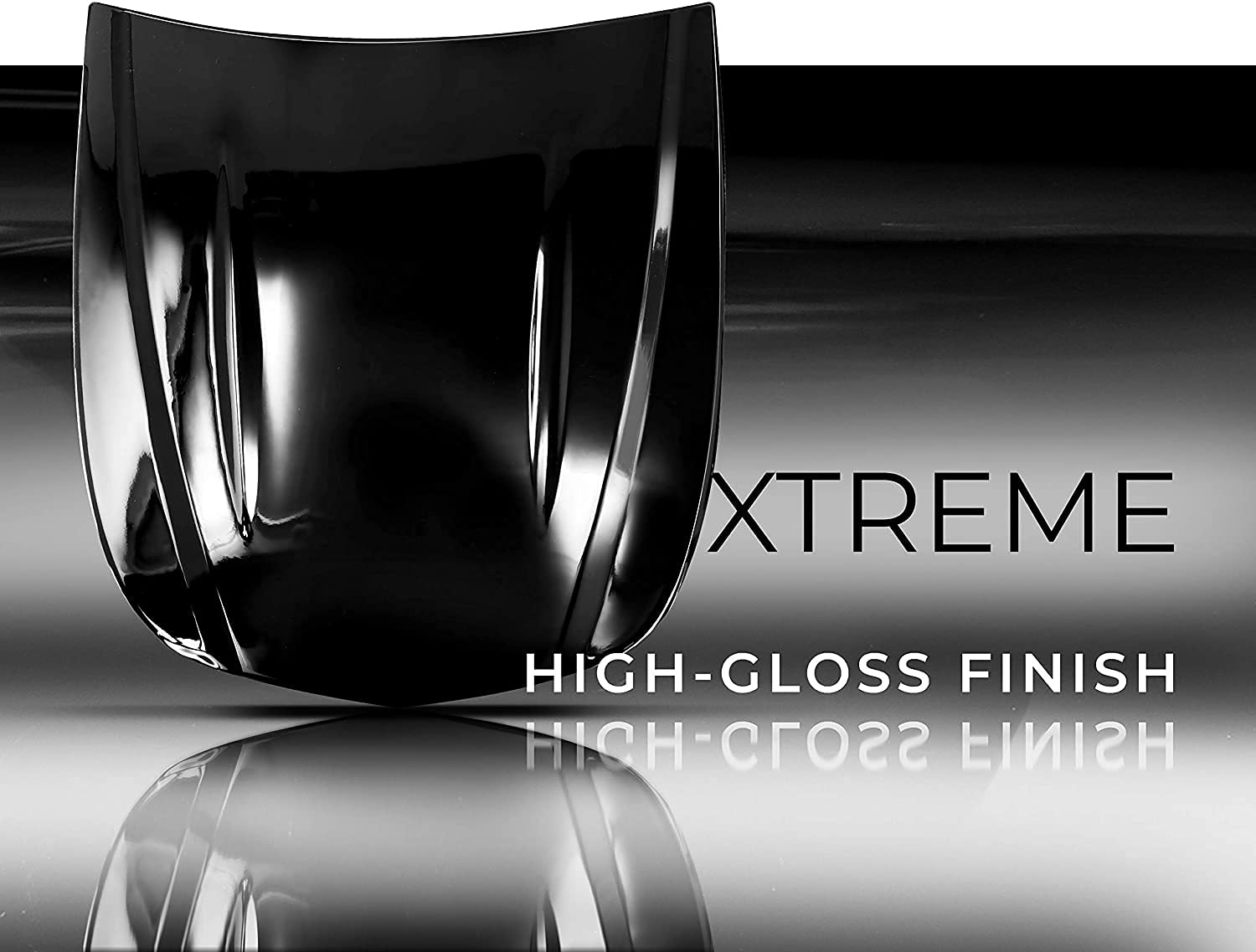 VViViD+ Ultra Gloss Premium Vinyl Car Wrap Film - 9ft x 5ft Gloss Piano Black - DIY Vehicle Customization for Cars, Trucks & Motorcycles - High Gloss Finish for a Sleek, Professional Look