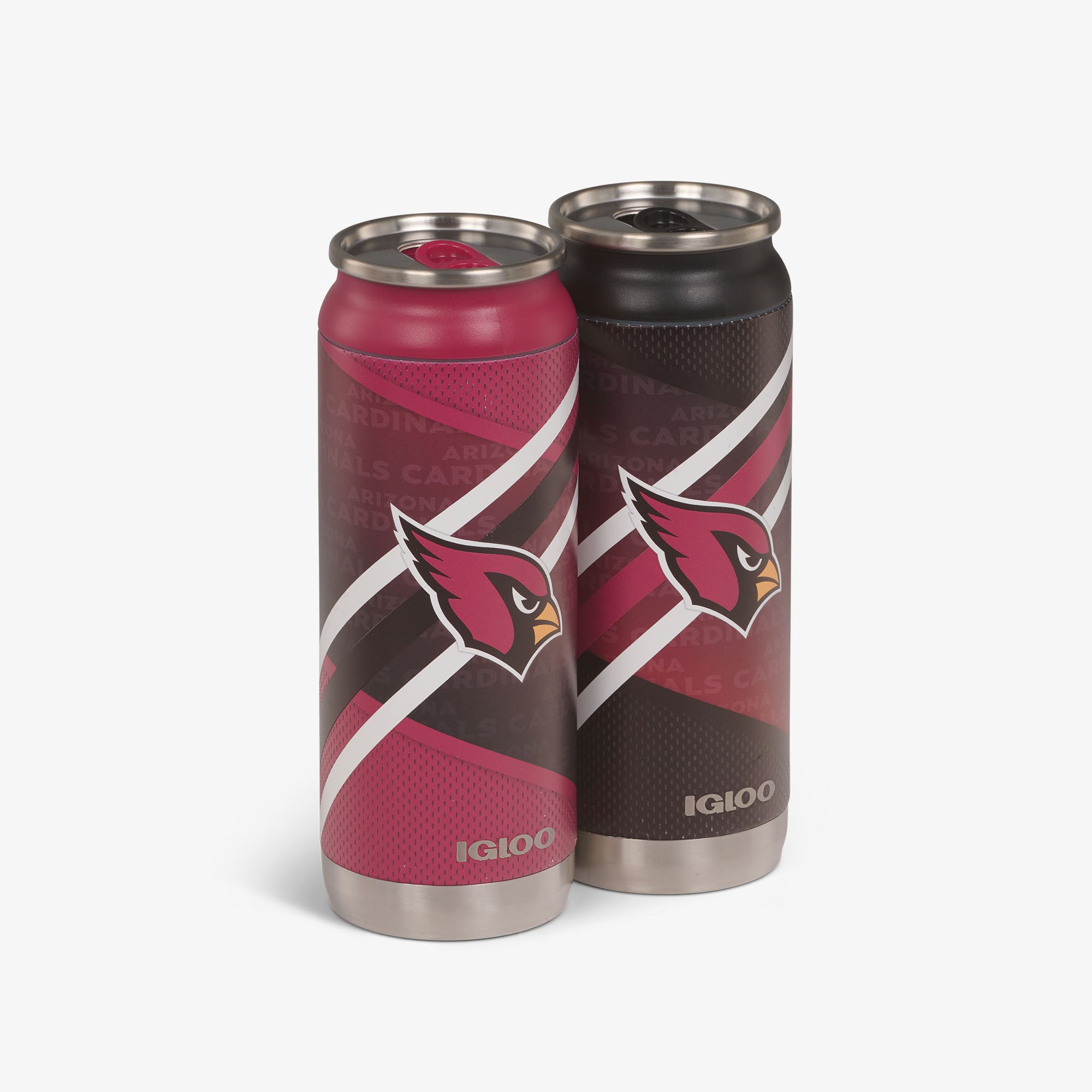 Arizona Cardinals NFL Home & Away 16 Oz Insulated Beer Can Cooler 2-Pack - Perfect for Tailgating, Parties & Game Day