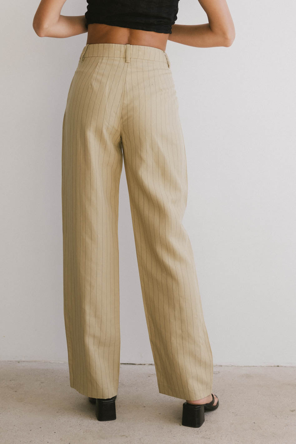 Frank and Oak Annie Linen Pants for Women - High Waisted Wide Leg Summer Trousers | Breathable & Comfortable for Beach, Travel, and Casual Wear | FINAL SALE