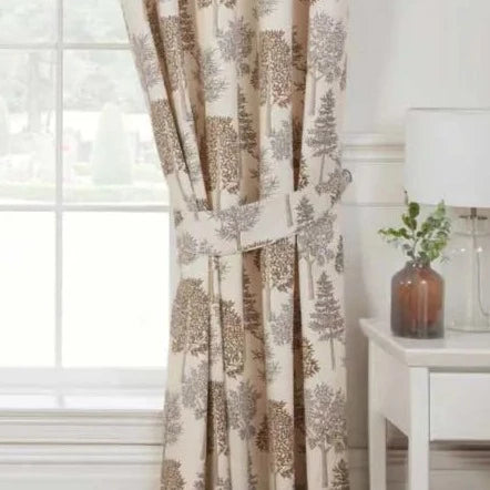 Sundour Coppice Pencil Pleat Curtains - Natural Linen Textured Window Drapes for Living Room & Bedroom | Thermal Insulated Blackout Curtain Panels
