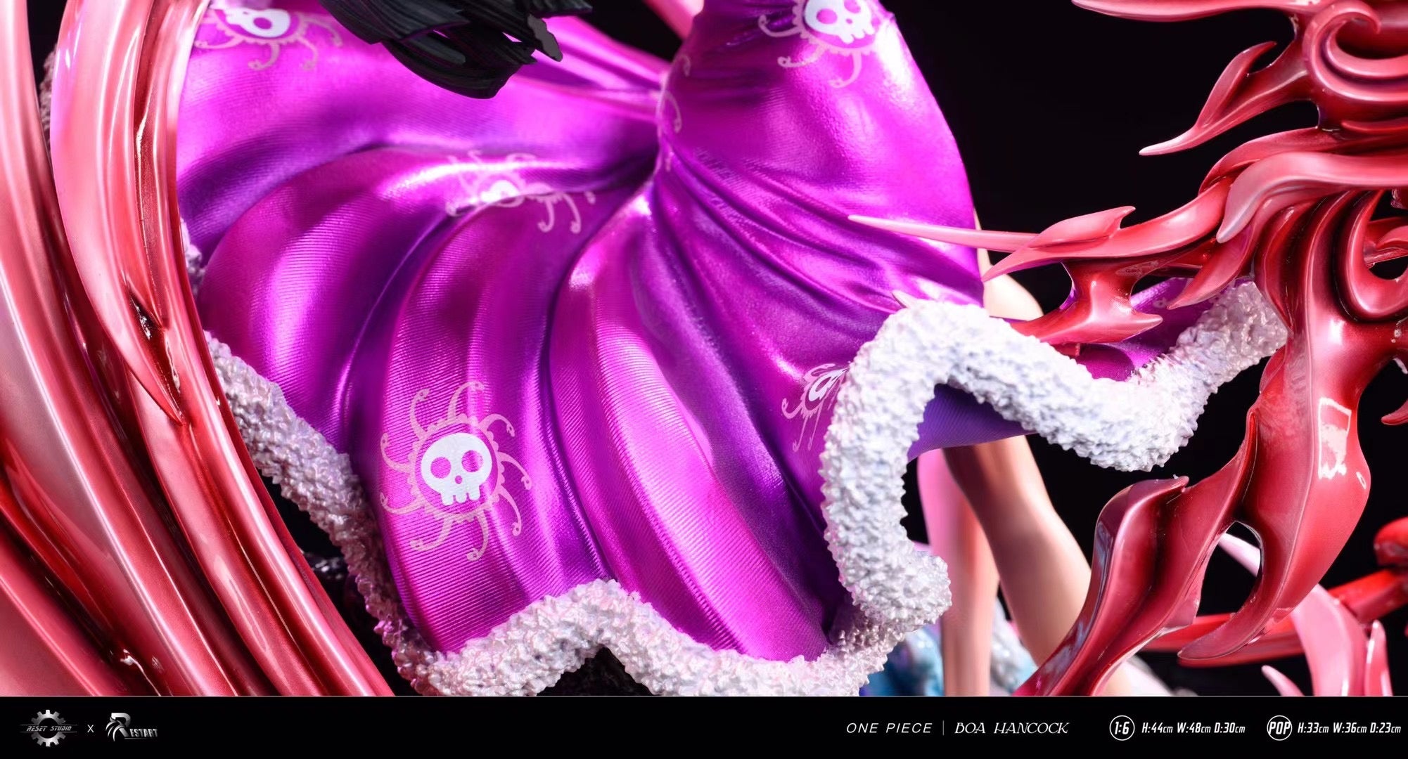 Restart x Reset Studio Boa Hancock Cosplay Costume - One Piece Anime Character Outfit for Halloween, Cosplay Events & Anime Conventions