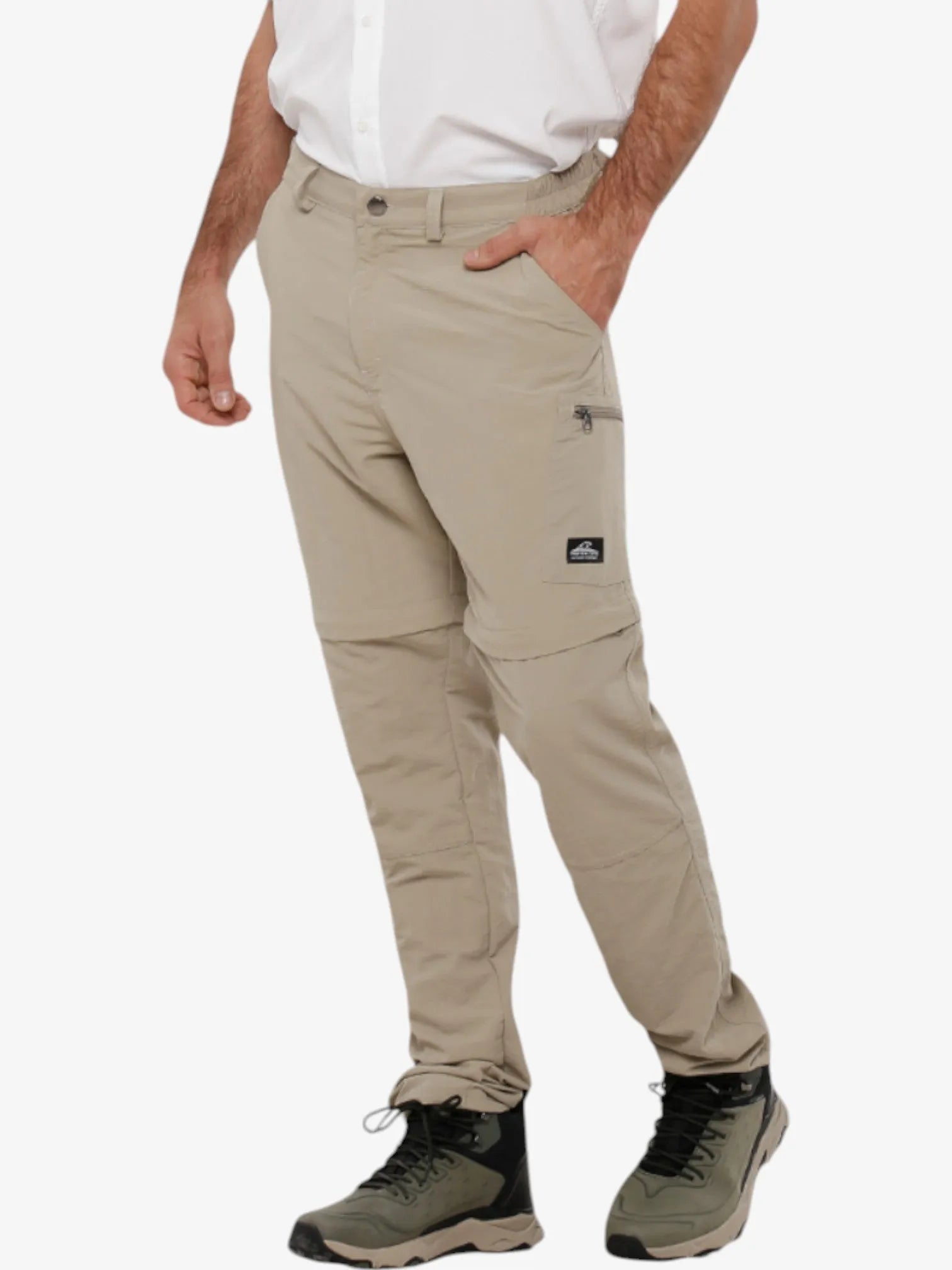 Sherpa Mountain Pants with Detachable Zipper for Trekking & Hiking - Comfortable Outdoor Adventure Pants for Men & Women - Perfect for Camping, Climbing & Travel