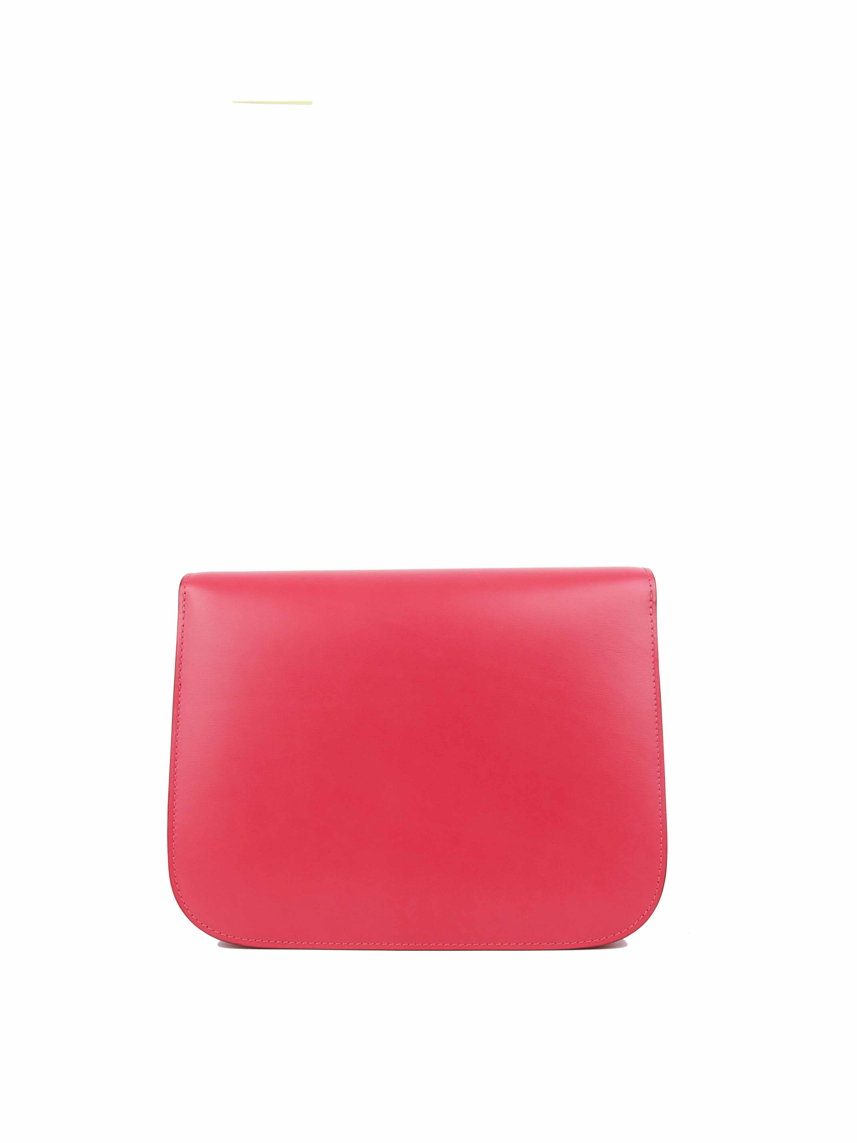 Celine Medium Classic Handbag in Box Calf Leather - Raspberry Pink Luxury Shoulder Bag for Women | Perfect for Work, Travel & Evening Events