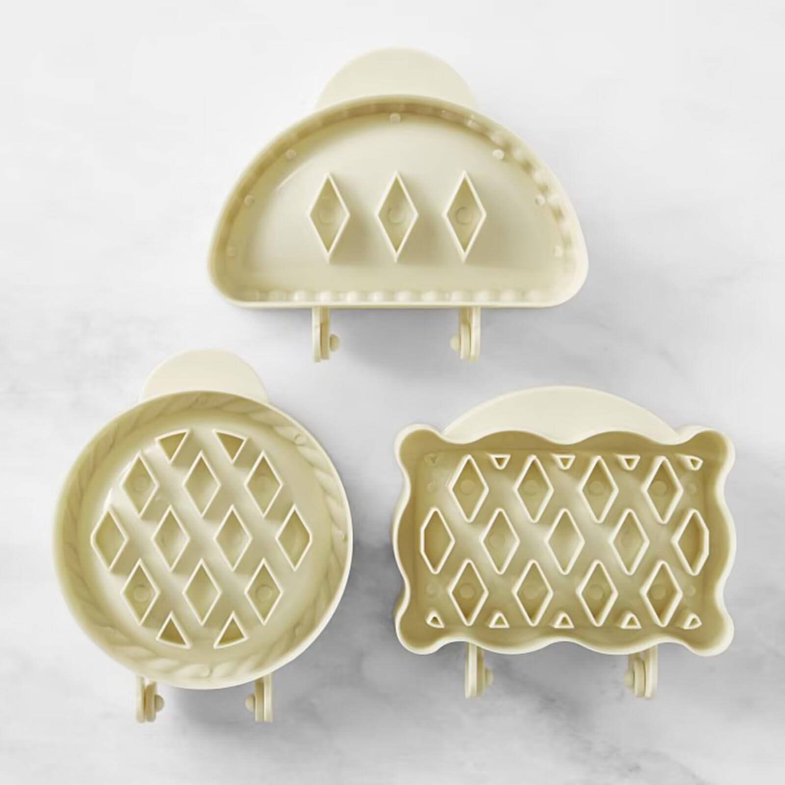 3-Piece Dough Presser Pocket Pie Molds Set - Round, Apple, Pumpkin & Acorn Shapes for Hand Pies - Perfect for Party Potlucks, Holiday Baking & Homemade Snacks