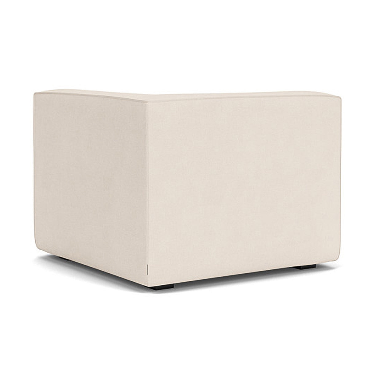 Modern Dane Fabric 1-Seater Left Corner Modular Sofa - Compact Sectional Couch for Small Living Rooms & Apartments