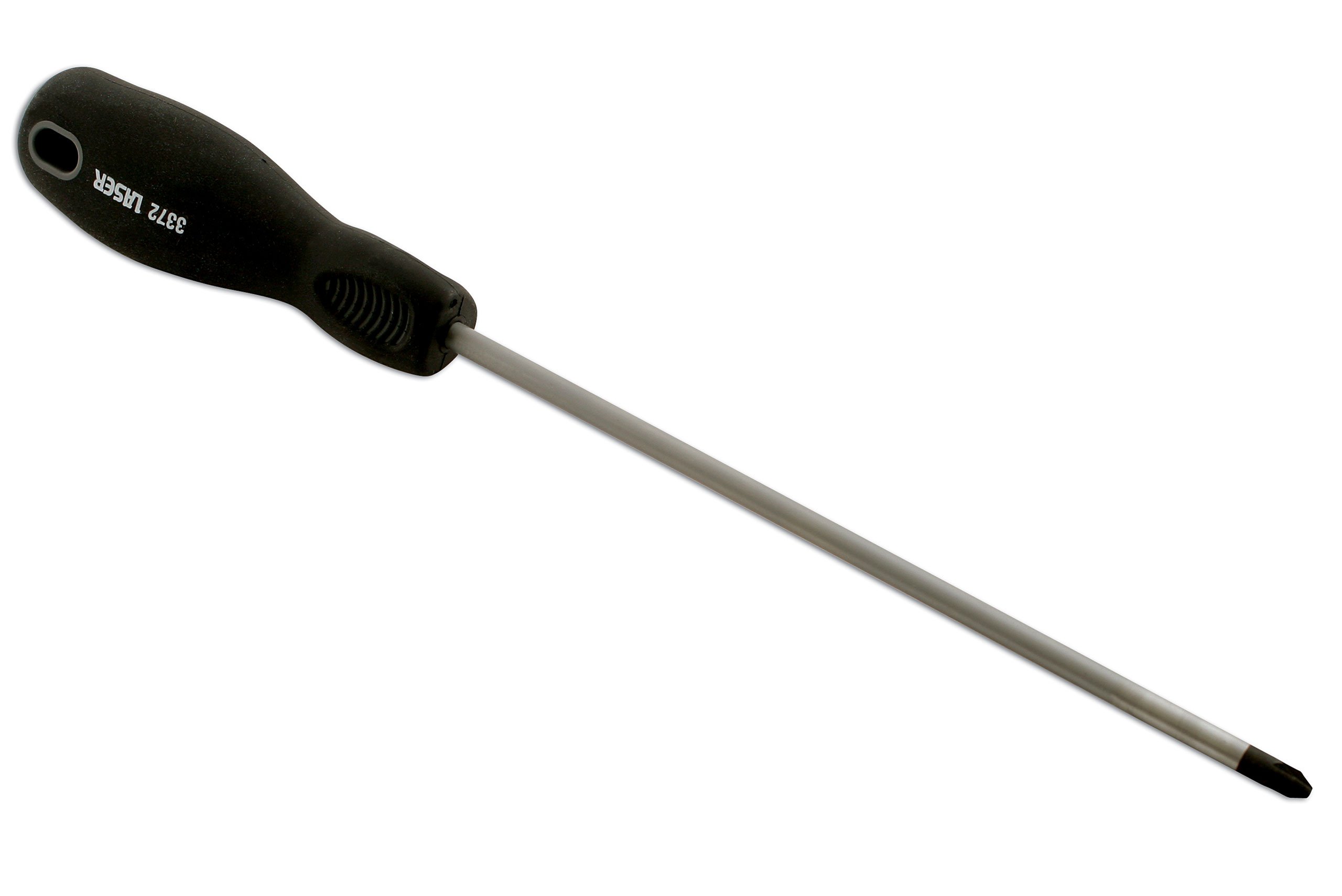 Premium Laser 3373 Phillips Screwdriver PH2 x 200mm - Professional Magnetic Screwdriver for Electronics, DIY & Home Repair - Ideal for Laptops, Phones & Small Appliances