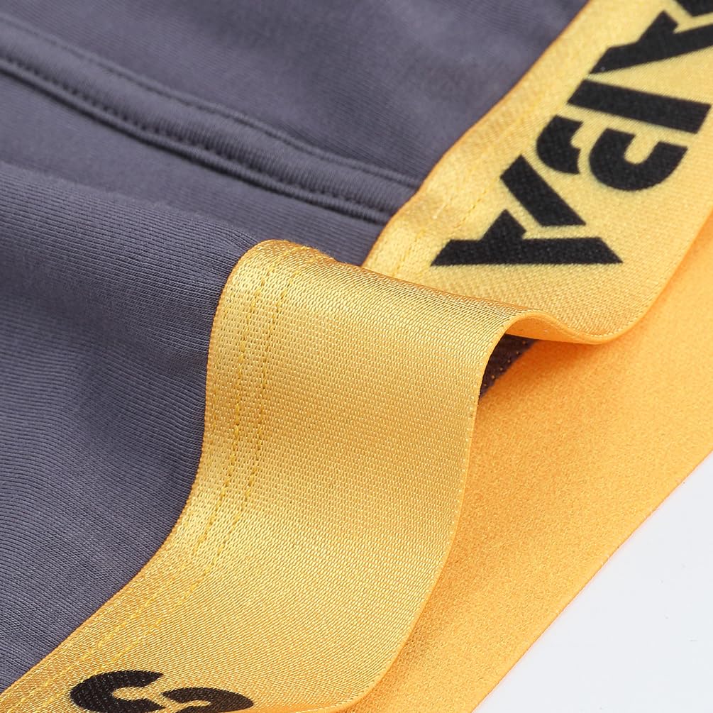 Breathable Long Leg Men's Boxer Briefs with Pouch & Fly - Anti Ride Up Underwear for Active Men - Perfect for Workout, Running & Daily Comfort