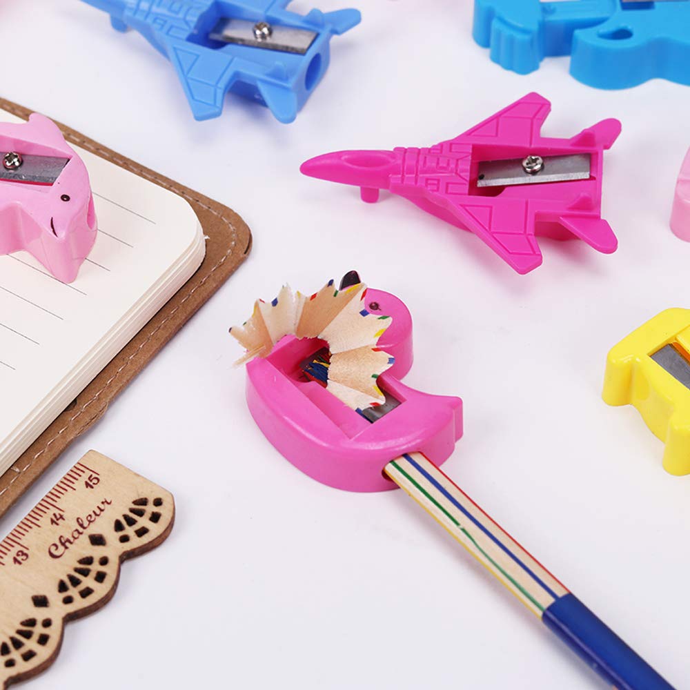 50 Pcs Bulk Cartoon Animal Shaped Plastic Pencil Sharpeners - Single Hole Manual Handheld Sharpener for School, Office & Home - Perfect for Classrooms, Art Projects and Office Supplies