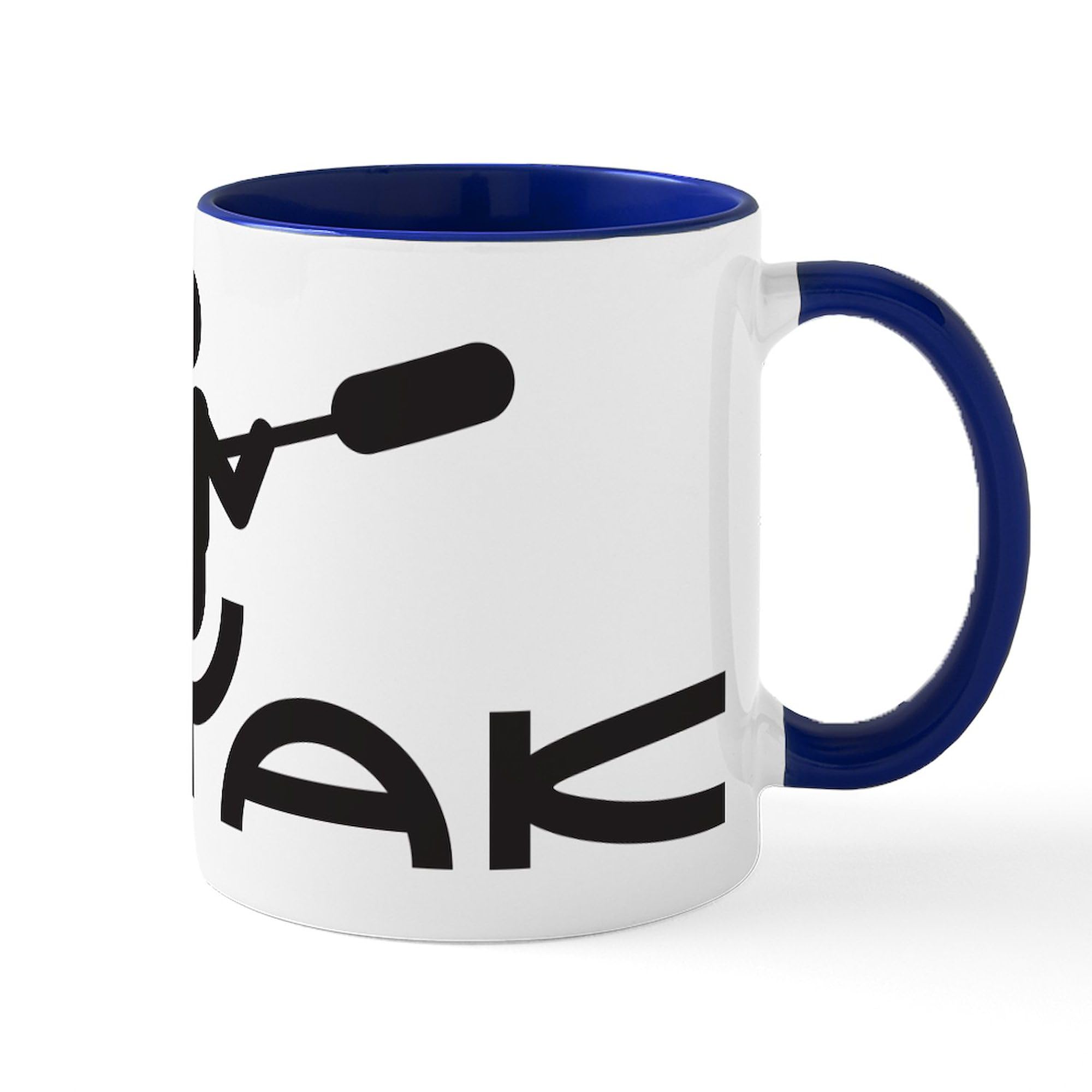 Kayak Logo Ceramic Coffee Mug 11 oz (325 ml) - Durable & Stylish for Kayaking Enthusiasts - Perfect for Camping, Fishing & Outdoor Adventures