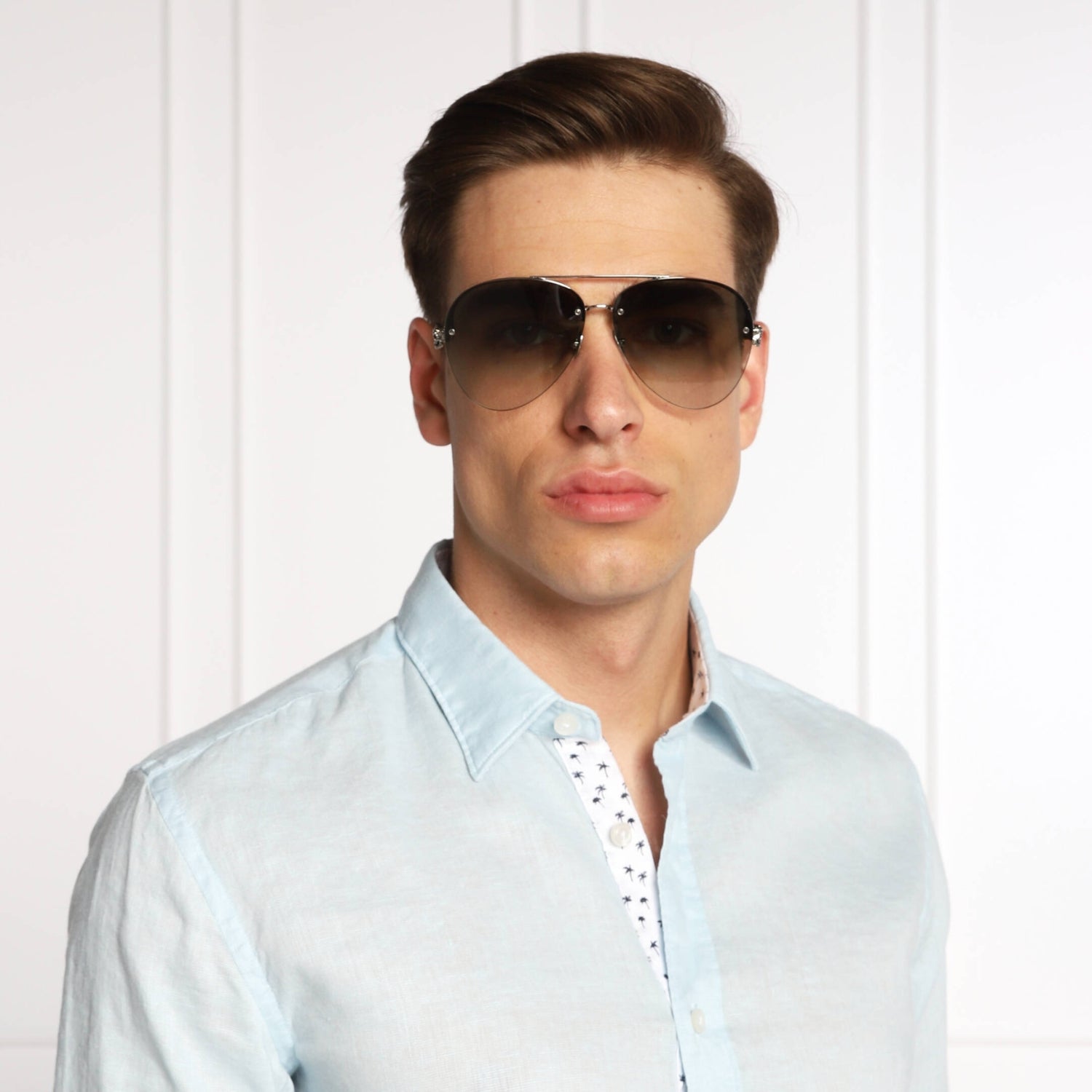 Alexander McQueen Silver Green Sunglasses for Women - Luxury Designer Shades for Fashion & UV Protection | Perfect for Beach, Driving & Outdoor Activities