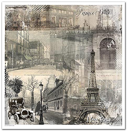 Premium Scrapbooking Paper Set - 12x12 Inch (30.5x30.5cm) Decorative Cardstock for Scrapbooking, Card Making & DIY Crafts - Beautiful Cities Design (310gsm) - Perfect for Memory Books, Photo Albums & Handmade Greeting Cards