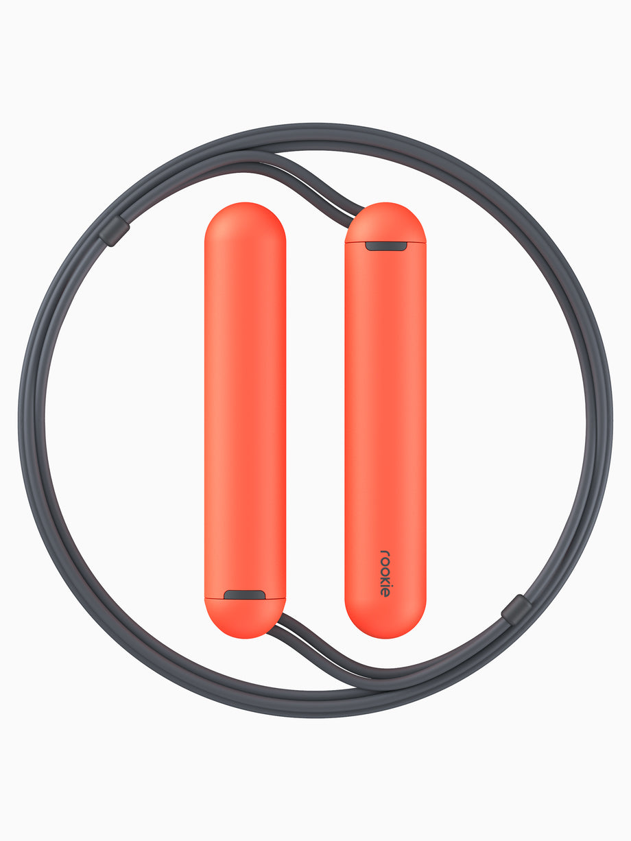 Tangram Rookie Smart Jump Rope - Adjustable LED Light Weighted Skipping Rope for Fitness, Workouts & Weight Loss - Perfect for Home Gym, Cardio Training & Boxing Exercises