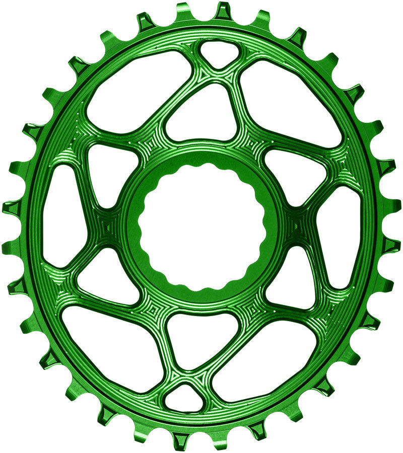 absoluteBLACK Oval Narrow Wide Chainring 32t Direct Mount for 10/11/12 Speed Bikes - Lightweight Aluminum MTB Chainring for Trail & Enduro Riding
