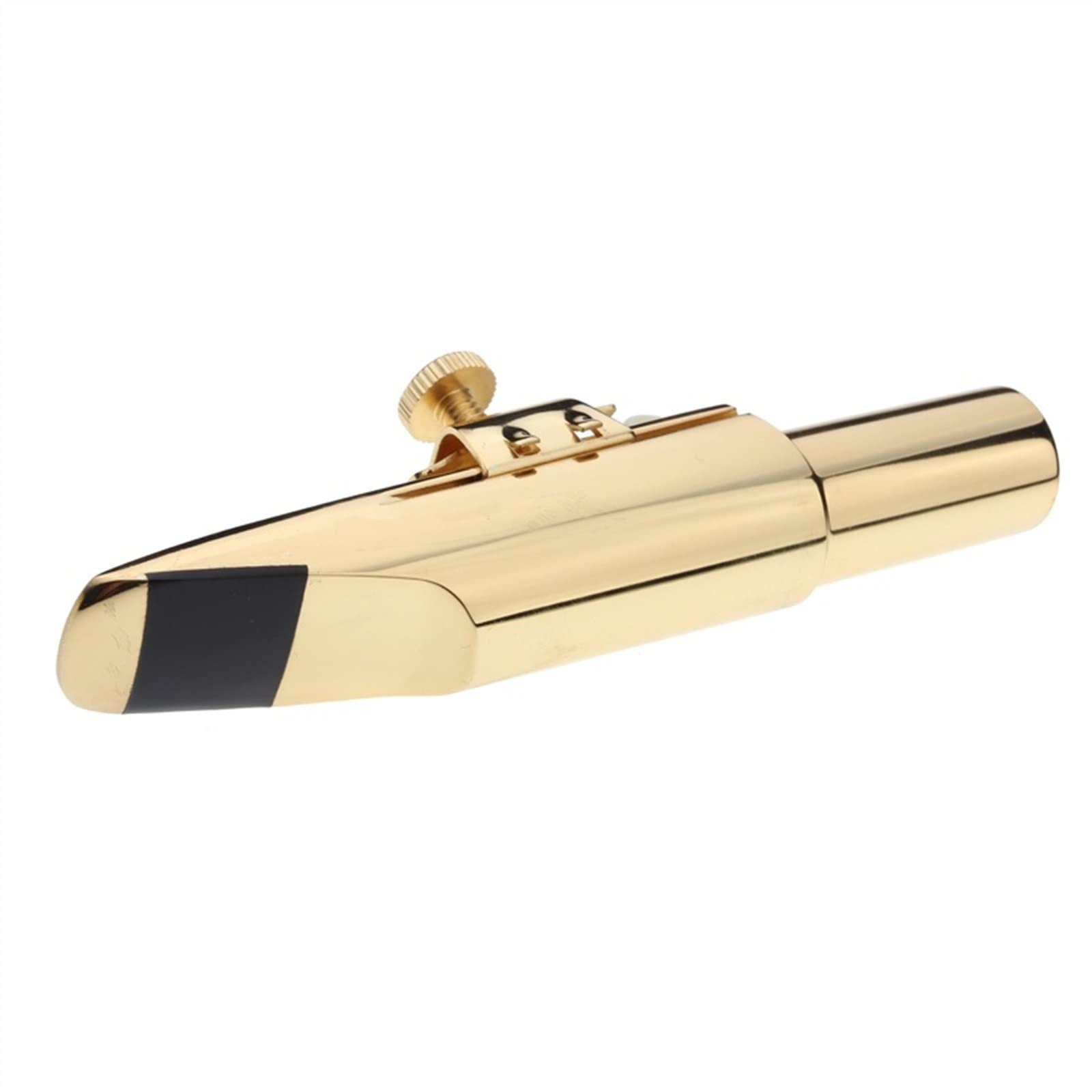 Professional Tenor Saxophone Metal Mouthpiece - Gold Plated Saxophone Accessories for Jazz, Blues & Live Performances - Perfect for Musicians & Students