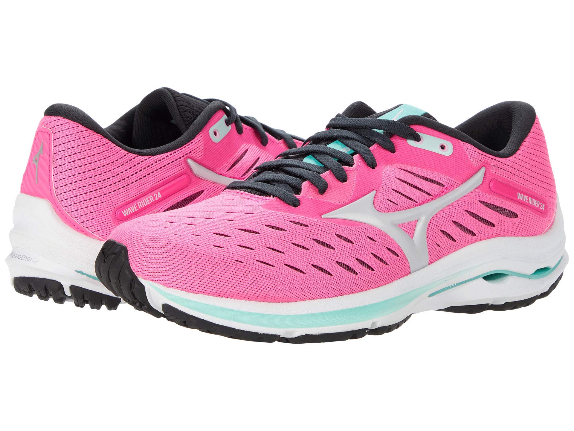 Mizuno Women's Wave Rider 24 Running Shoes - Lightweight Cushioned Sneakers for Women - Perfect for Jogging, Gym Workouts & Daily Wear
