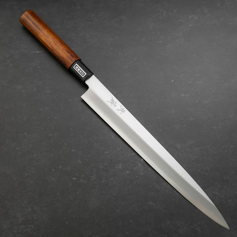 Premium Yanagiba Sushi Knife 270mm - SK High Carbon Steel Blade with Rosewood Handle - Perfect for Slicing Raw Fish, Sashimi & Sushi Preparation