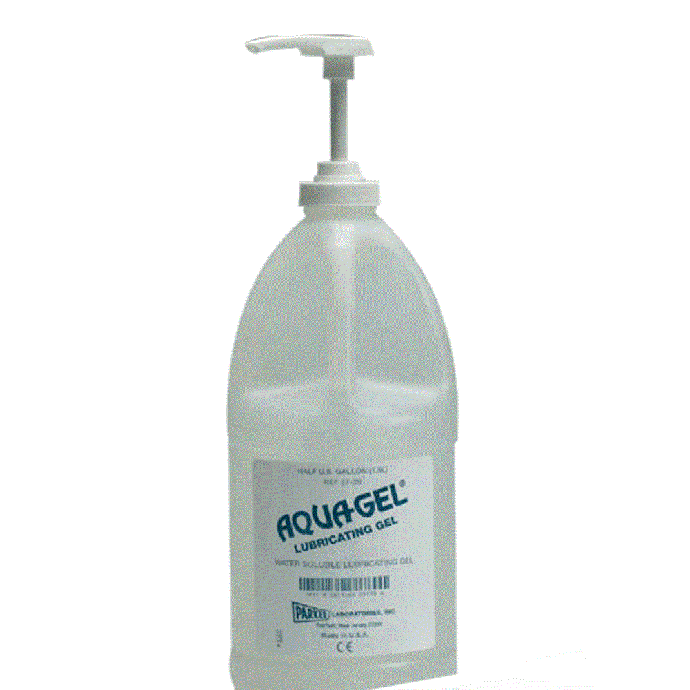 AquaGel Lubricating Gel - 1.9 Liter (64 oz) Bottle - Water-Based Personal Lubricant - Clear & Odorless - Long-Lasting Moisture - Ideal for Intimate Use, Massage & Medical Applications