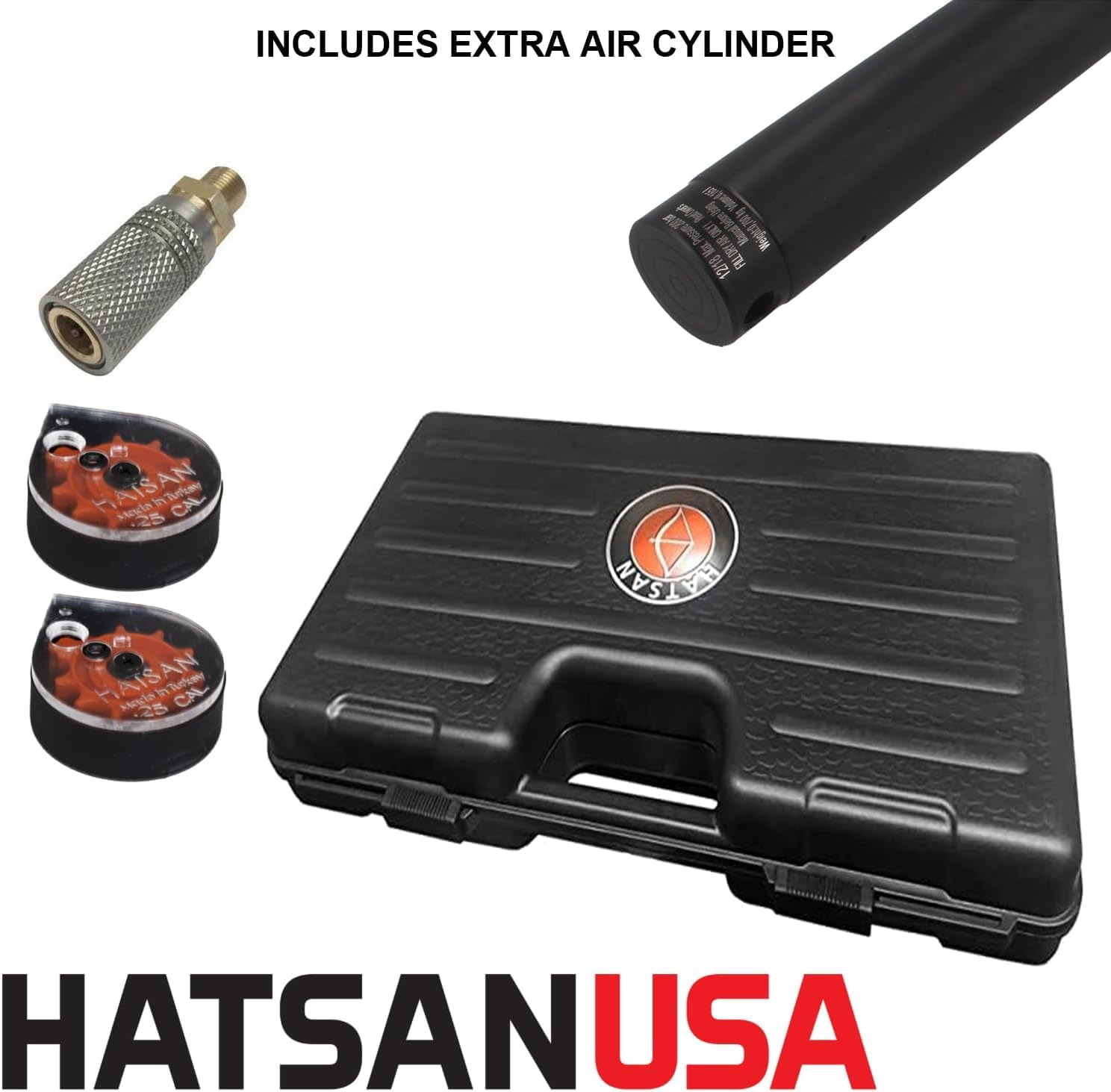 Hatsan Velox PCP Air Pistol - Semi Automatic Pellet Repeater for Hunting, Target Shooting & Pest Control | High Power Pre-Charged Pneumatic Air Gun