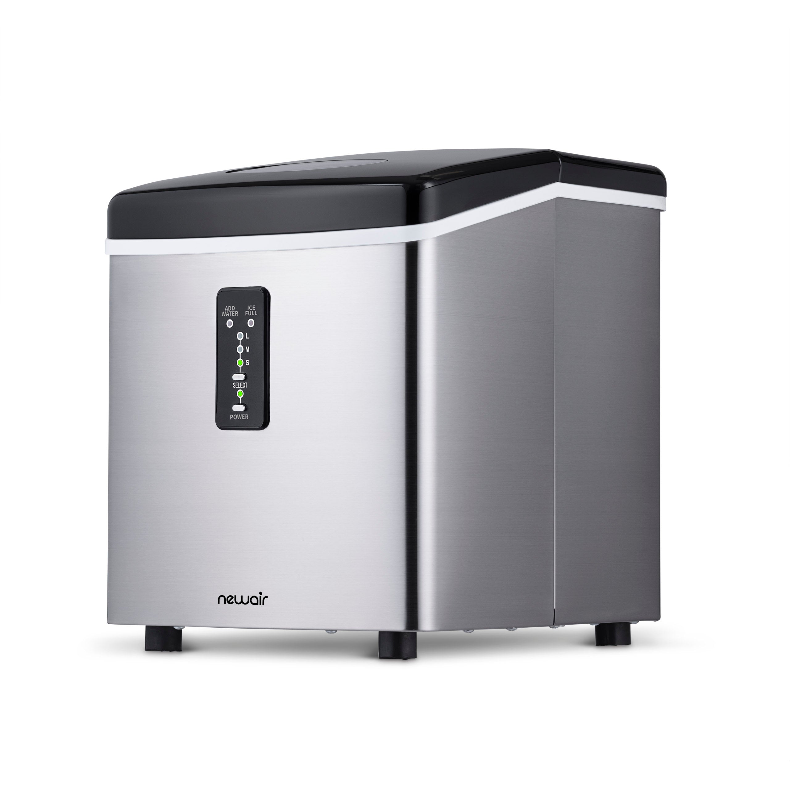 Newair® Countertop Ice Maker - 28 lbs/Day, Bullet Ice Machine for Home, Office, Bar & Parties | Fast & Portable Ice Cube Maker for Cocktails, Beverages & Outdoor Events