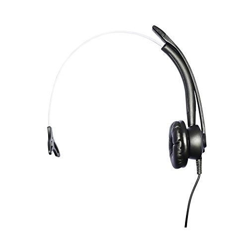 Global Teck Worldwide XS 820 Professional Office Phone Headset Bundle - Compatible with Cisco 6841, 6851, 6921, 6941, 6945, 6961, 7940, 7960, 7965, 7975, 8941, 8945, 8961, 9951, 9971 Desk Phones - Noise Cancelling for Clear Calls in Office & Call Center Environments