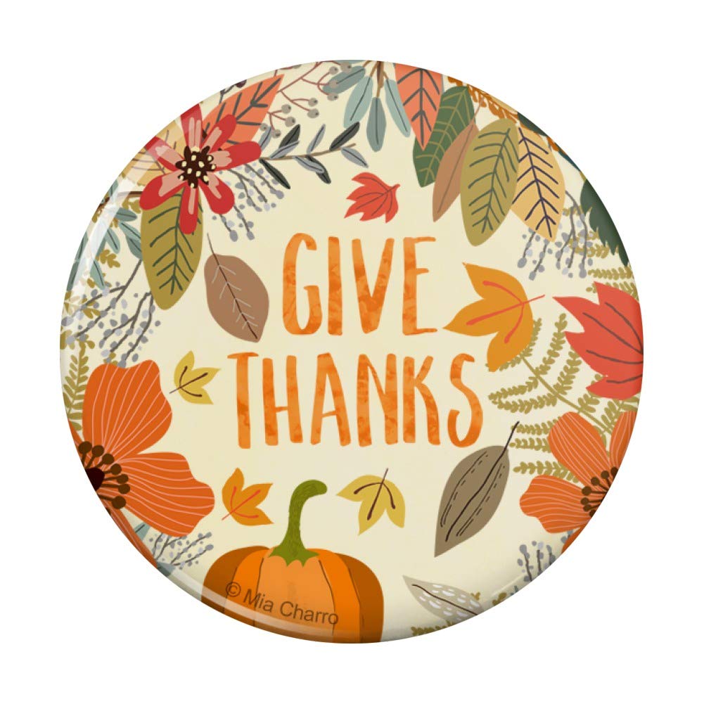 Thanksgiving Pumpkin Kitchen Refrigerator Magnet - Decorative Holiday Fridge Locker Button for Home & Office - Perfect for Seasonal Decor, Gifts, and Party Supplies