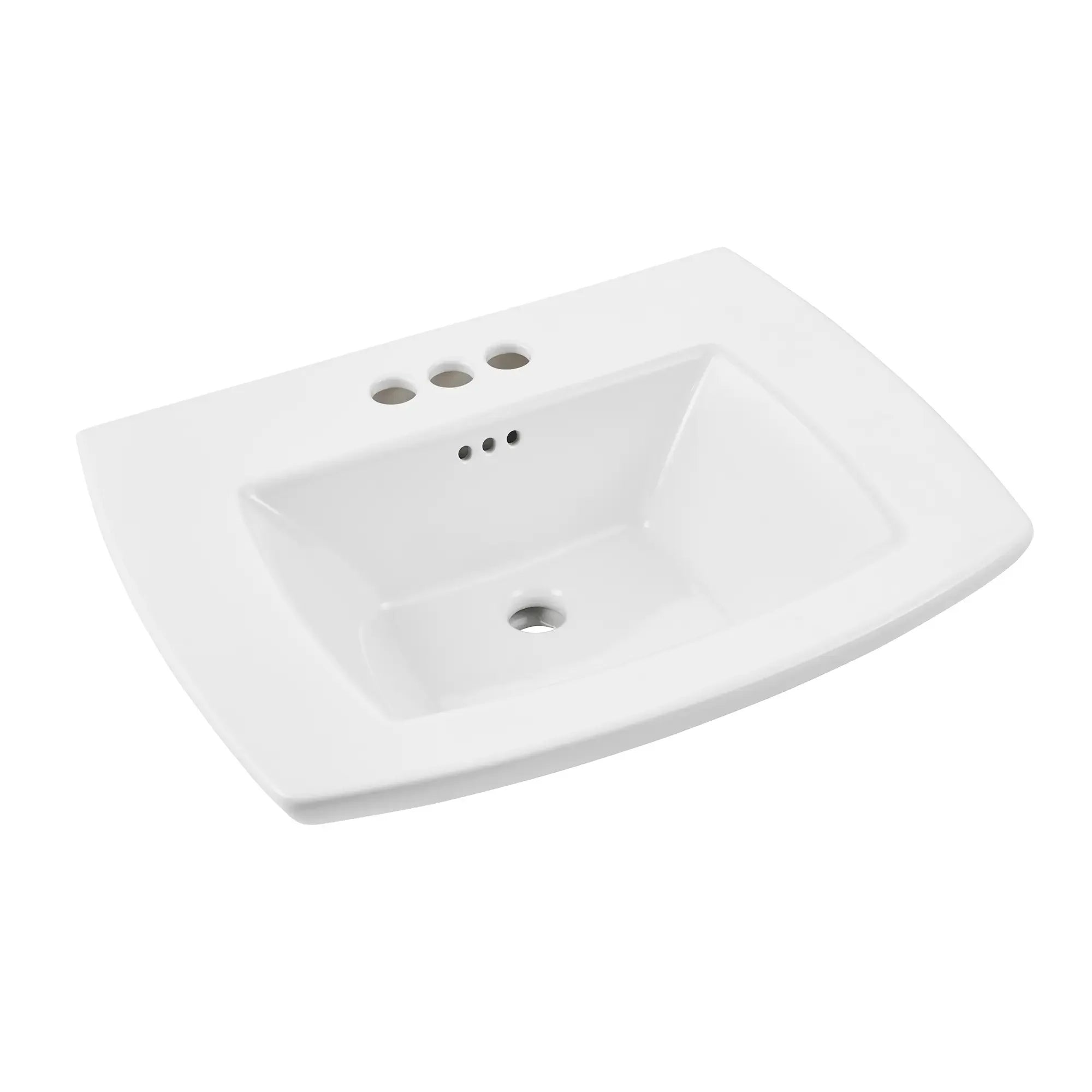 Edgemere Console Vanity Sink Top with 4-Inch Centers - Modern Bathroom Vanity for Small Spaces, Perfect for Powder Rooms and Guest Baths