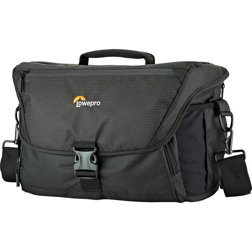 Lowepro Nova 200 AW II Camera Shoulder Bag - Waterproof DSLR/SLR Gear Carrier for Photographers - Perfect for Travel, Hiking & Outdoor Photography (Black)