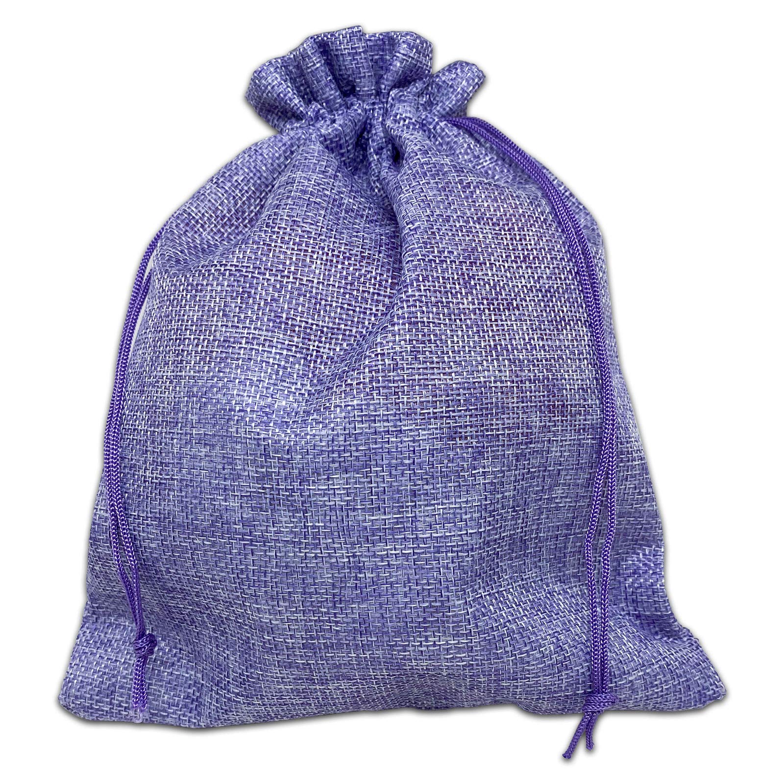 12-Pack 8x10 Inch Natural Burlap Drawstring Gift Bags - Large Lavender Purple for Wedding Favors, Birthday Party Decorations, Christmas Presents & DIY Craft Projects | Eco-Friendly Reusable Packaging by TheDisplayGuys