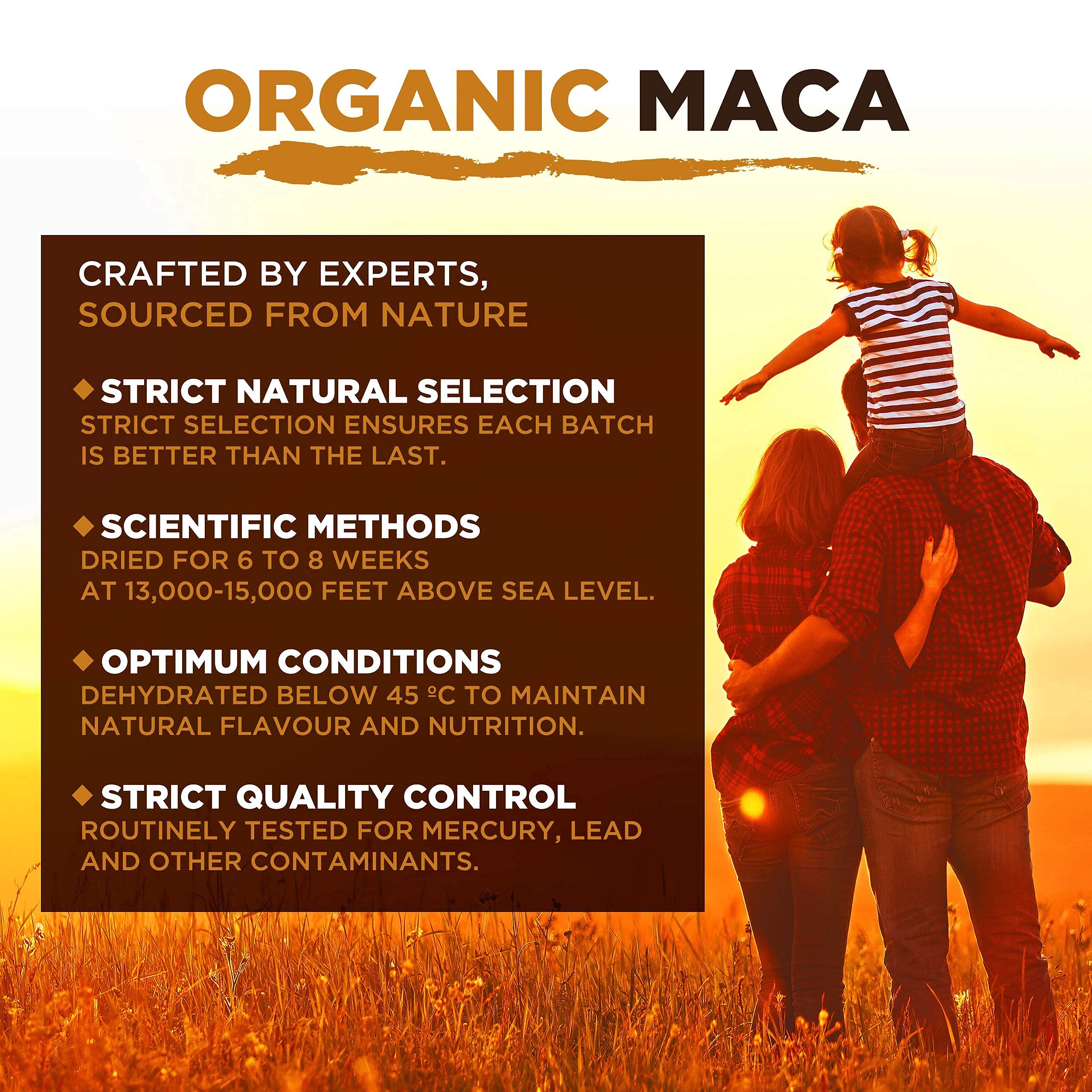 Organic Maca Root Powder 200g - Premium Peruvian Superfood for Energy, Stamina & Hormone Balance - Perfect for Smoothies, Baking & Wellness Drinks