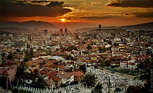 Sarajevo Travel Postcards - Scenic Bosnia Landmarks for Collectors & Travel Enthusiasts | Perfect for Souvenirs, Scrapbooking & Home Decor
