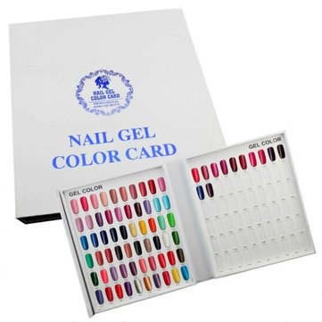 Professional UV Gel Nail Polish Set - Long Lasting High Gloss Nail Art Display Chart for Salon & Home Manicure - Perfect for DIY Nails, Gel Extensions & Nail Art Designs