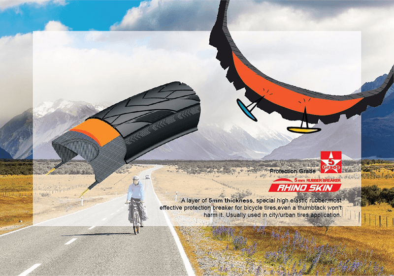 Chaoyang Kestrel Rhino Skin Bicycle Tire - Durable All-Terrain Bike Tires for Mountain, Road & Commuting | Puncture Resistant & High Grip Performance