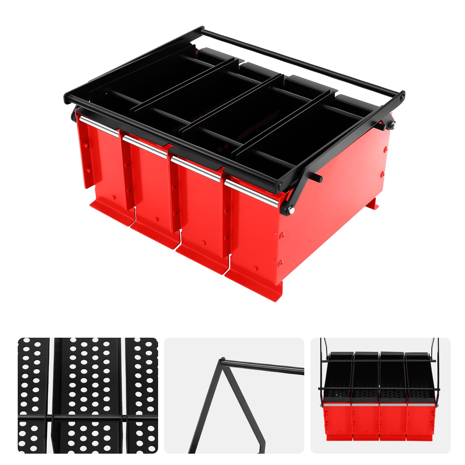 Heavy Duty Brick Press Machine - Steel Paper Log Briquette Maker for Fireplace, Indoor & Outdoor Use | DIY Fire Brick Press Tool for Home, Garden, Camping, and Emergency Preparedness