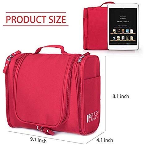 Cyrox Portable Toiletry Bag for Men & Women - Waterproof Cosmetic & Shaving Kit Organizer with Multiple Pockets | Perfect for Travel, Gym, Camping & Daily Use