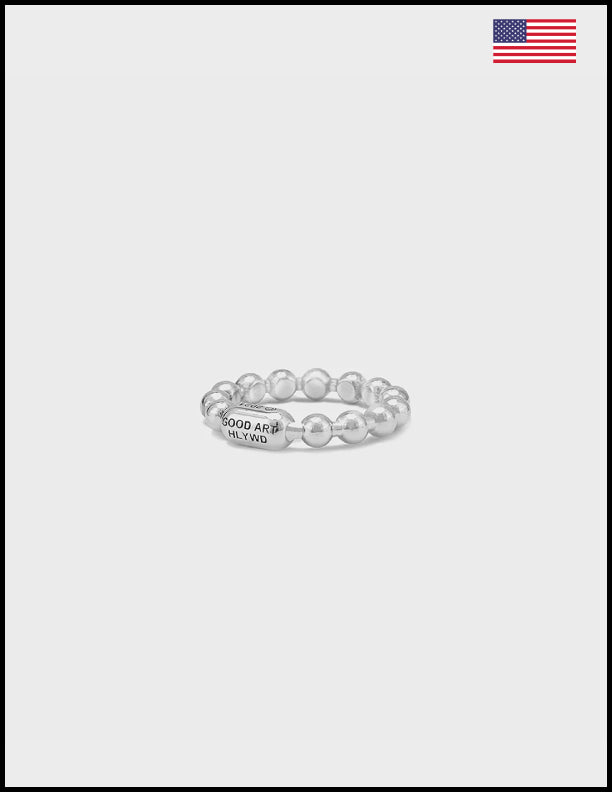 Stylish Ball Chain Ring - Trendy Silver Jewelry for Women & Men - Perfect for Everyday Wear, Gifts & Fashion Accessories