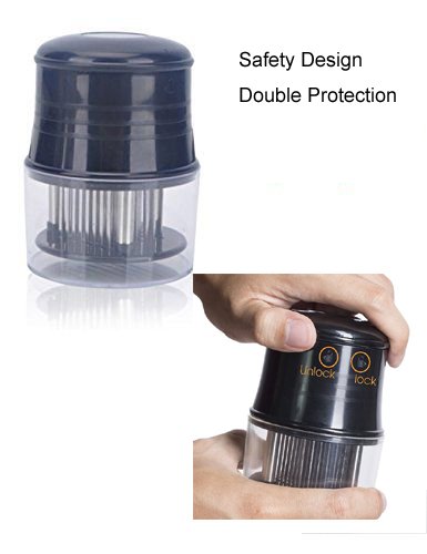 Shintop Professional Meat Tenderizer Tool - 56 Ultra Sharp Stainless Steel Blades for Steak, Chicken, Fish & Pork | Perfect for Grilling, BBQ, Cooking & Restaurant Use