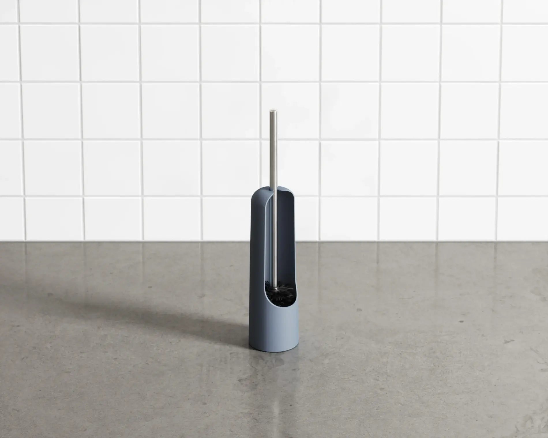 Touch Toilet Brush with Holder - Self-Cleaning Bristles for Easy Cleaning | Bathroom Hygiene Essential for Home & Office Use