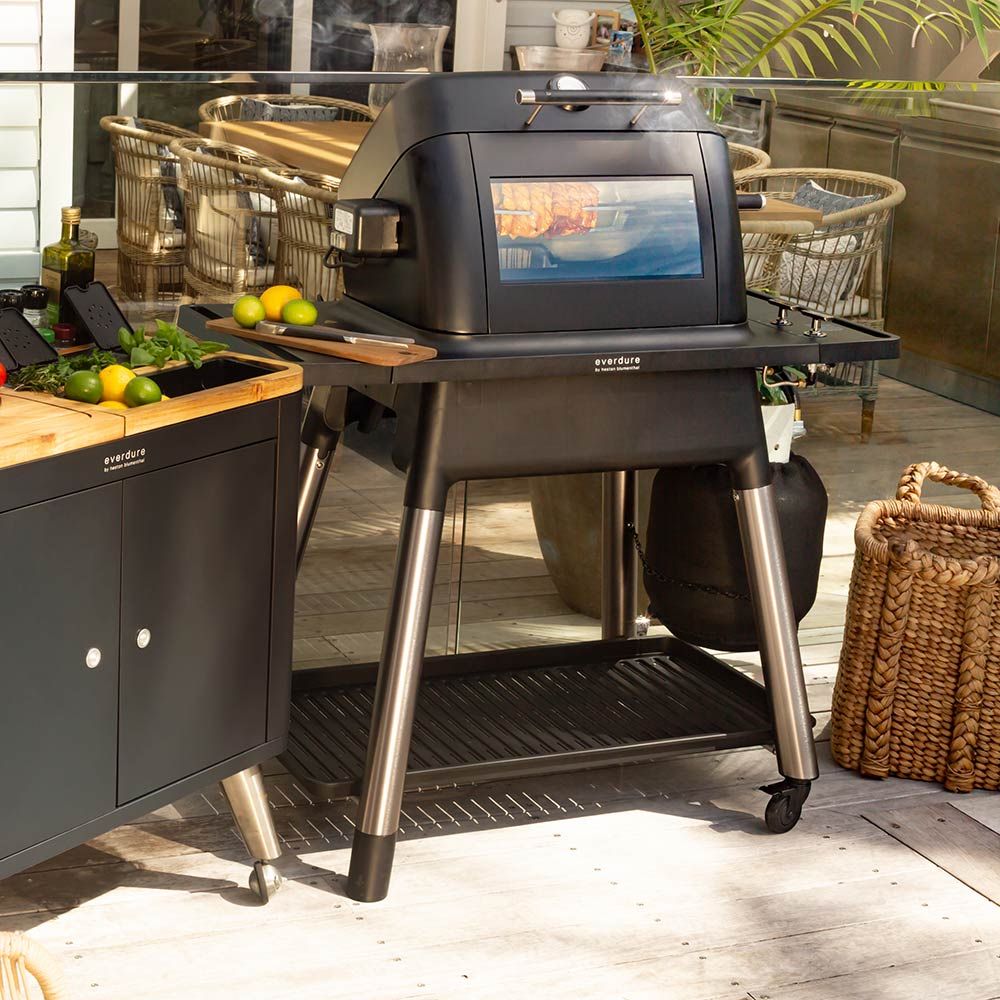 Everdure HBG3ROTISUS Rotisserie Kit for Outdoor Gas Grill - Perfect for Backyard BBQs, Camping & Family Gatherings