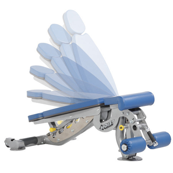 Hoist CF 3165 Super FID Adjustable Weight Bench for Home Gym - Perfect for Strength Training & Full-Body Workouts