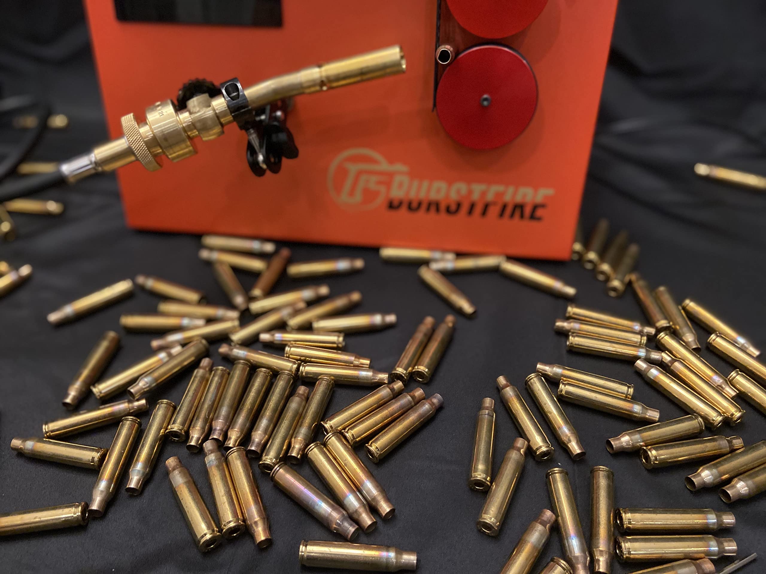 Burstfire New GEN 2 Annealer - 2 in 1 Brass Case Annealer & Case Prep Center - Grey (V2) - Reloading Annealing Machine for Ammunition Brass - Perfect for Home Reloading & Shooting Range Use